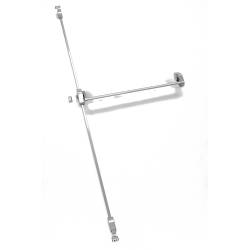 Fermeture anti-panique applique FLEXIT A, 2/3 points, barre 860, Blanc