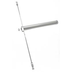 Fermeture anti-panique applique FLEXIT B, 2/3 points, barre 860, Argent