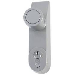 Module FLEXIT bouton fixe + cylindre, Argent