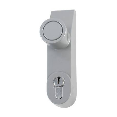 Module FLEXIT bouton fixe + cylindre, Argent