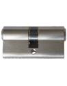 Cyl.euro.prémonté EXS 1000 à bouton 30x30, nickelé mat sans clef