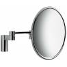 Miroir grossissant (3x) mural+platine métal, chromé, COMPLEMENTS