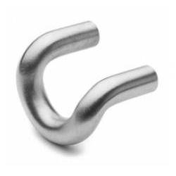 Tirant de meuble en U à 90° Ø 10 mm, entraxe 32 mm, inox brossé 316