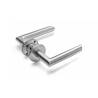 Paire de béquilles CF FF 19 mm sur rosace ronde, inox brossé 316