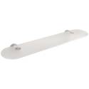 Tablette verre 600 mm, chromé/verre, BASIC
