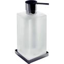 Distributeur de savon liquide à poser, 310 ml, chromé/verre, LOOK
