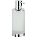Distributeur de savon liquide à poser, 250 ml, chromé/verre, NORDIC