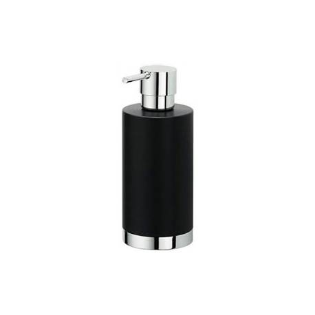 Distributeur de savon liquide à poser, 250 ml, chromé/noir, NORDIC