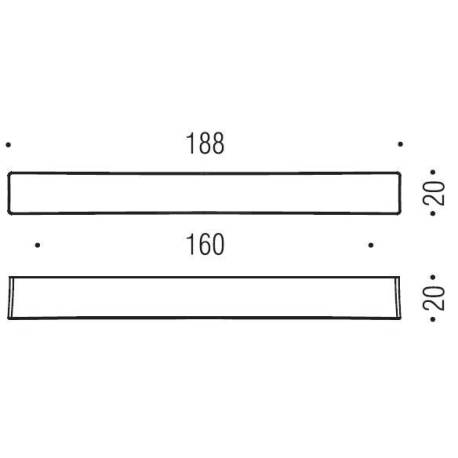 Poignée de meuble F114/F, entraxe 160 mm, chromé sat