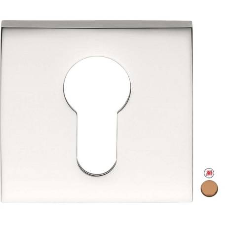 Paire de rosaces carrées clé I (CC6), vintage