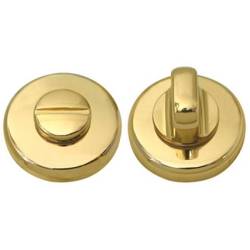 Paire de rosaces rondes conda sans voyant (BR), zirconium gold HPS