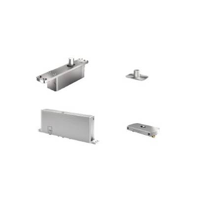 Ensemble pivot Système M+ réf. STM+C/TP70 avec plaque rectangulaire inox