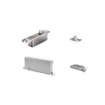 Ensemble pivot Système M+ réf. STM+E/TP70 avec plaque rectangulaire inox