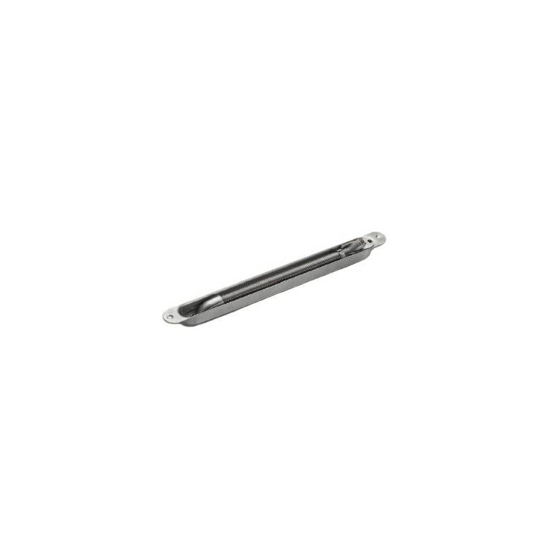 Passe câble à encastrer, longueur 520 mm, inox brossé 304