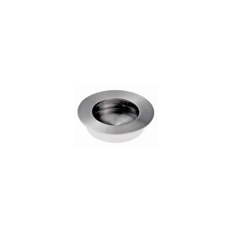Cuvette ronde encastrée Ø 65 mm, inox brossé 304