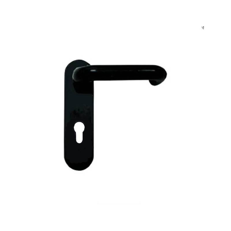 Paire de béquilles sur plaque nylon noir, fonction clé I