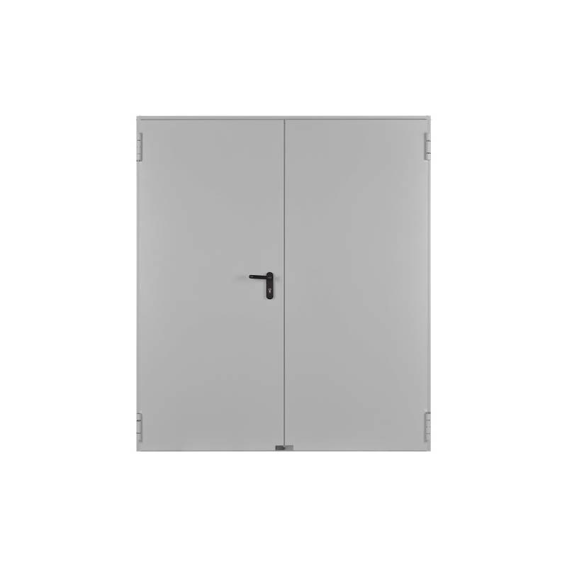 Bloc-porte métallique GTC Classic, droite, 2 vantaux égaux, CF 60, 1770x2050 mm