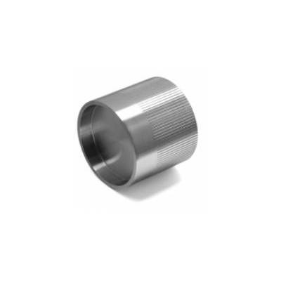 Bouton cylindrique fixe, finition inox brossé 316