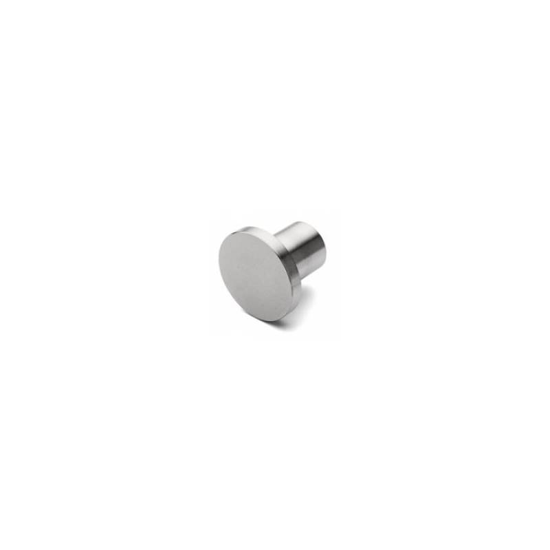 Bouton de meuble Ø 25 mm, inox brossé 316