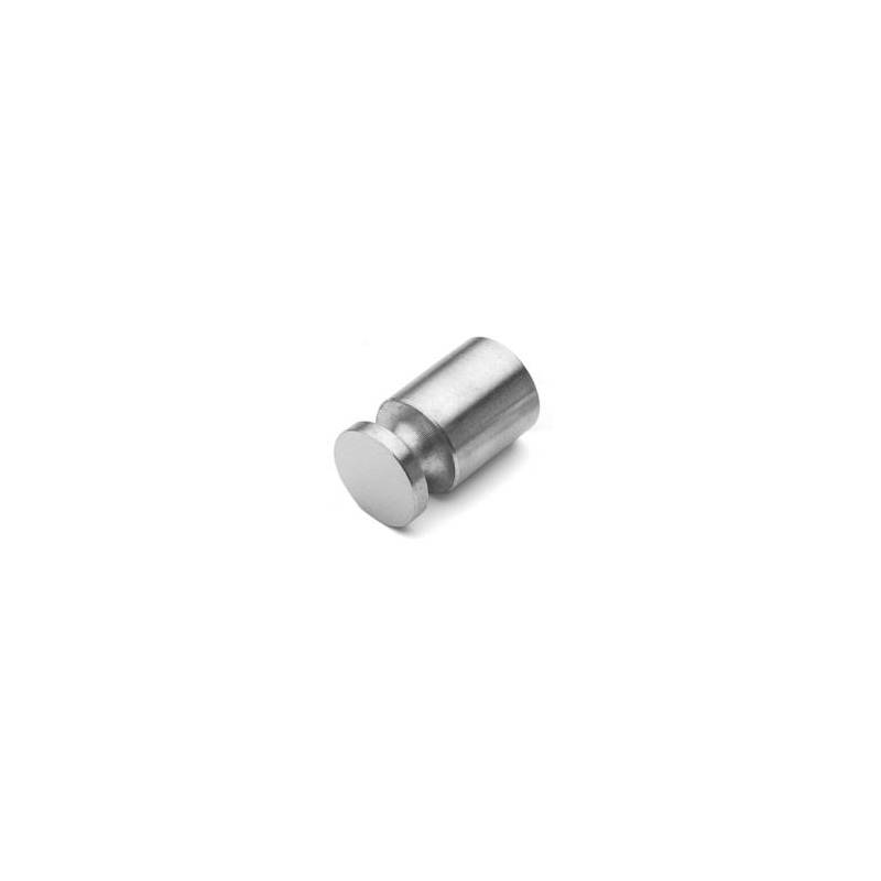 Bouton de meuble Ø 14 mm, inox brossé 316