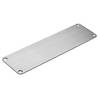 Unité de plaque de poussée rectangulaire 60x210x2 mm, inox brossé 316