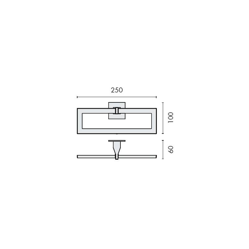 Porte-serviette anneau, chromé, FOREVER