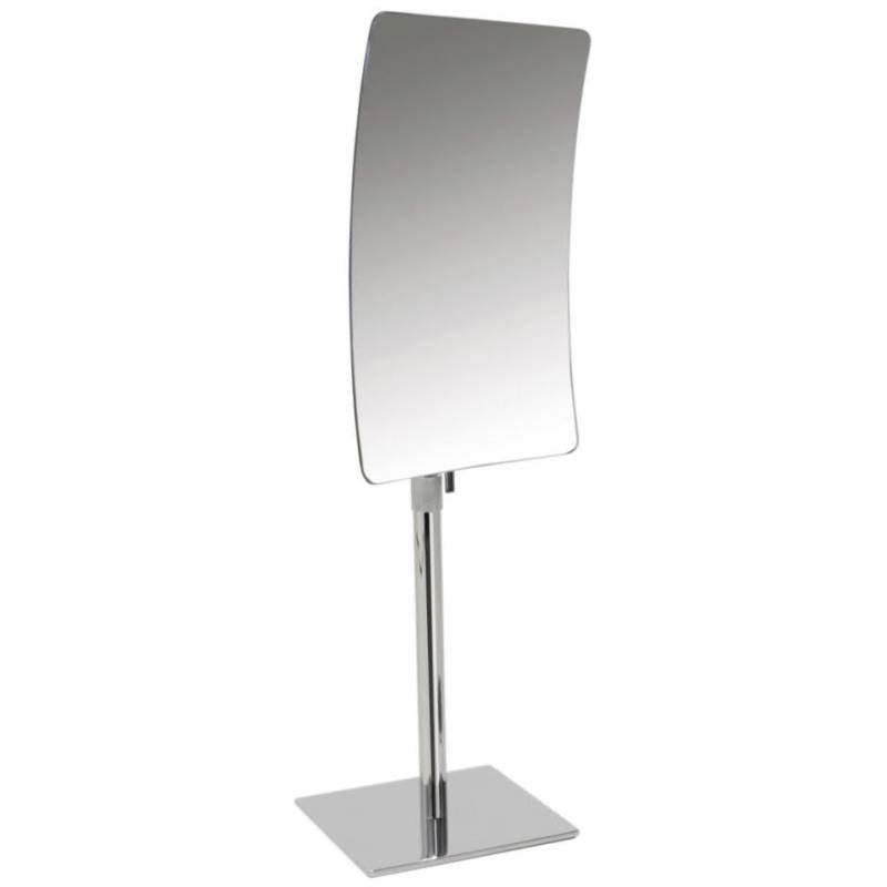 Miroir grossissant (3x) à poser, chromé, COMPLEMENTS
