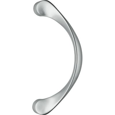 Poignée de tirage déportée FLESSO, entraxe 200 mm, chromé mat