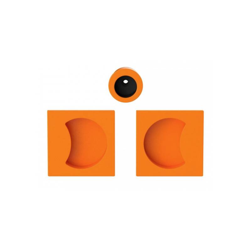 Cuvette encastrée MOOD Q carré 57 mm,C08 Orange sunset