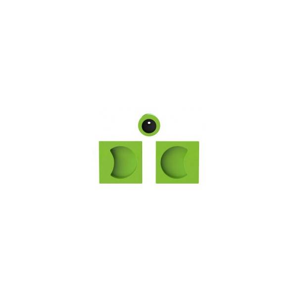 Cuvette encastrée MOOD Q carré 57 mm,C11 Vert citron