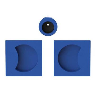 Cuvette encastrée MOOD Q carré 57 mm,C12 Bleu capri