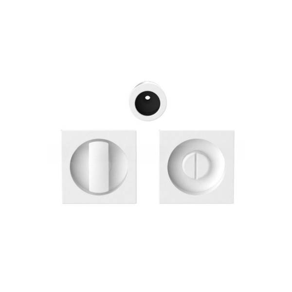 Cuvette encastrée MOOD Q carré 57 mm sans serrure ,C01 Blanc
