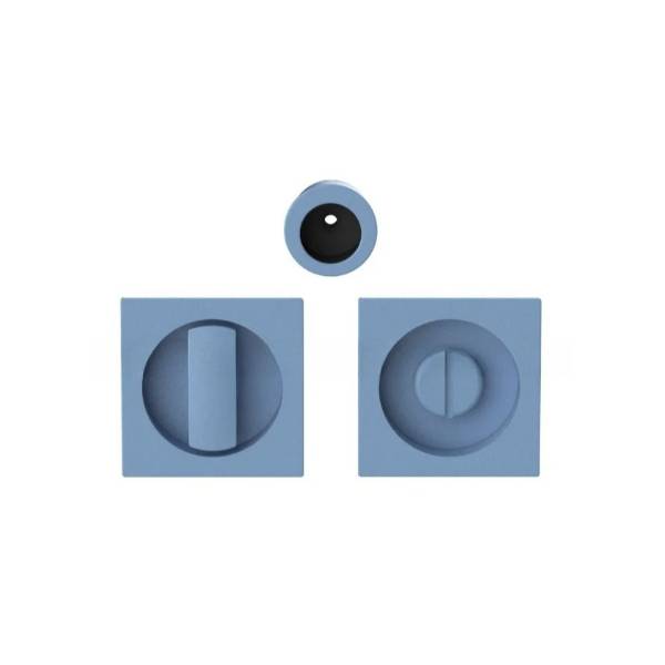 Cuvette encastrée MOOD Q carré 57 mm sans serrure ,C06 Bleu océan