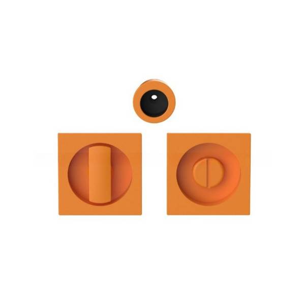 Cuvette encastrée MOOD Q carré 57 mm sans serrure ,C08 Orange sunset