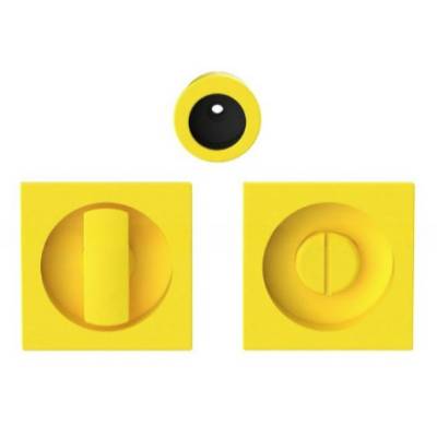 Cuvette encastrée MOOD Q carré 57 mm sans serrure ,C09 Jaune citron