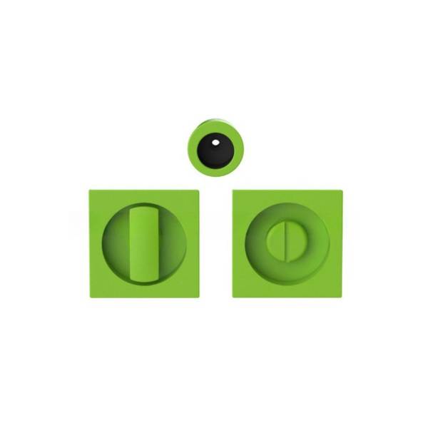 Cuvette encastrée MOOD Q carré 57 mm sans serrure ,C11 Vert citron