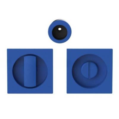 Cuvette encastrée MOOD Q carré 57 mm sans serrure ,C12 Bleu capri