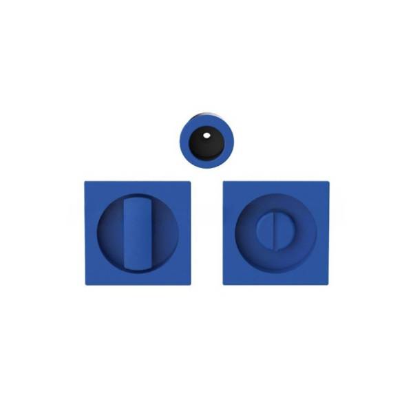Cuvette encastrée MOOD Q carré 57 mm sans serrure ,C12 Bleu capri