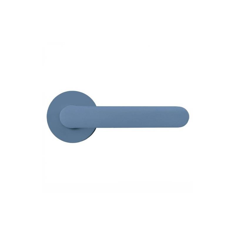 Paire de béquille MOOD ONE sur rosace ronde C06 Bleu océan