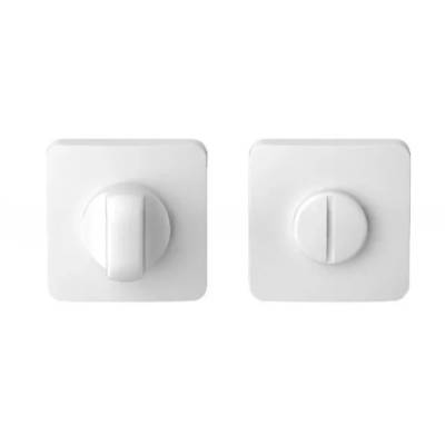 Paire de rosaces carrées conda MOOD ONE Q sans voyant (CR), C01 blanc