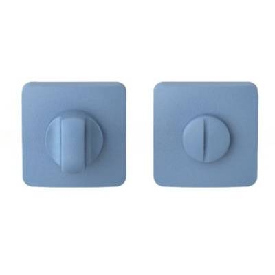 Paire de rosaces carrées conda MOOD ONE Q sans voyant (CR), C06 bleu océan