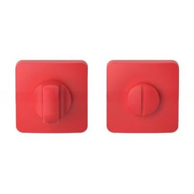 Paire de rosaces carrées conda MOOD ONE Q sans voyant (CR), C07 rouge framboise