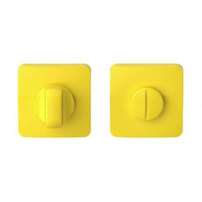 Paire de rosaces carrées conda MOOD ONE Q sans voyant (CR), C09 jaune citron