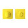 Paire de rosaces carrées conda MOOD ONE Q sans voyant (CR), C09 jaune citron
