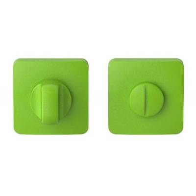 Paire de rosaces carrées conda MOOD ONE Q sans voyant (CR), C11 vert citron