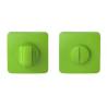 Paire de rosaces carrées conda MOOD ONE Q sans voyant (CR), C11 vert citron