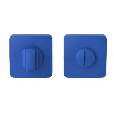 Paire de rosaces carrées conda MOOD ONE Q sans voyant (CR), C12 bleu capri