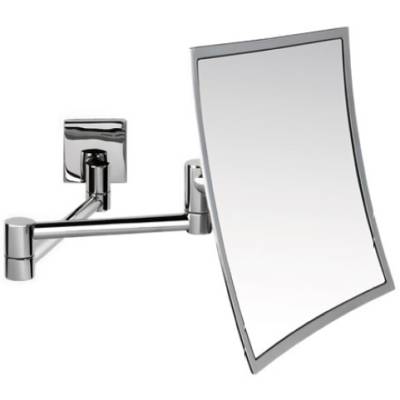 Miroir grossissant (3x) mural, chromé, COMPLEMENTS