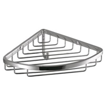 Panier d'angle avec crochet, chromé, COMPLEMENTS