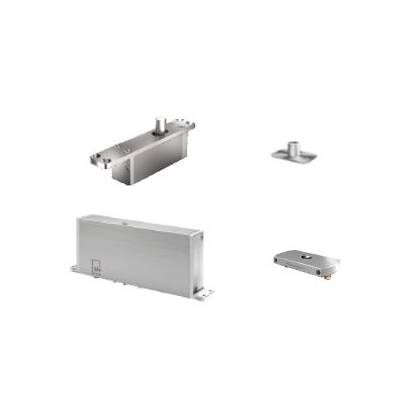 Ensemble pivot Système M+ réf. STM+F/TP70 avec plaque rectangulaire inox